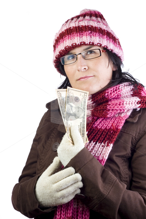 To use this stock image in your creative project, please select the size you need over to the right and click the "Add to Cart" button.
Your downloaded image will come with the Cutcaster watermark removed so don’t worry about the watermark you see on this page. Woman with dollar bills stock photo, Adult woman thinking about what to buy holding dollar bills by Ivan Montero