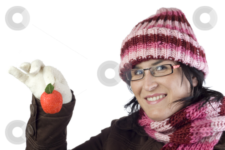 To use this stock image in your creative project, please select the size you need over to the right and click the "Add to Cart" button.
Your downloaded image will come with the Cutcaster watermark removed so don’t worry about the watermark you see on this page. Christmas girl ornaments stock photo, Christmas woman holding some beautiful xmas ornaments by Ivan Montero