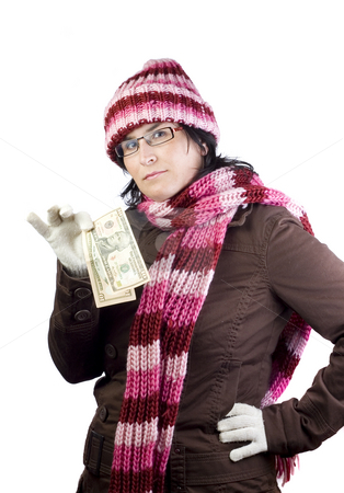 To use this stock image in your creative project, please select the size you need over to the right and click the "Add to Cart" button.
Your downloaded image will come with the Cutcaster watermark removed so don’t worry about the watermark you see on this page. Girl holding money stock photo, Adult woman holding a two 10 dollar notes by Ivan Montero