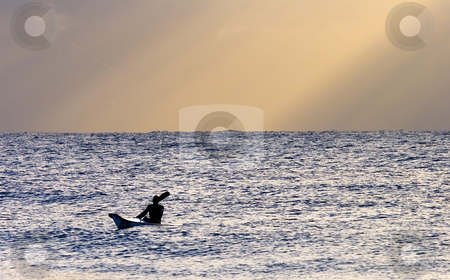 To use this stock image in your creative project, please select the size you need over to the right and click the "Add to Cart" button.
Your downloaded image will come with the Cutcaster watermark removed so don’t worry about the watermark you see on this page. Kayak at Dawn stock photo, A lone Sea Kayak out paddling as a great display of heavenly rays opens up behind them on the Sunshine Coast of Australia by Mike Dawson