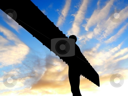 To use this stock image in your creative project, please select the size you need over to the right and click the "Add to Cart" button.
Your downloaded image will come with the Cutcaster watermark removed so don’t worry about the watermark you see on this page. Angel of the North Landmark of Gatheshead Newcastle stock photo, Angel of the North Landmark of Gatheshead Newcastle side back view by Laurent Dambies