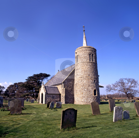 To use this stock image in your creative project, please select the size you need over to the right and click the "Add to Cart" button.
Your downloaded image will come with the Cutcaster watermark removed so don’t worry about the watermark you see on this page. Round Tower stock photo, Round tower churches of Norfolk, UK by Paul Phillips