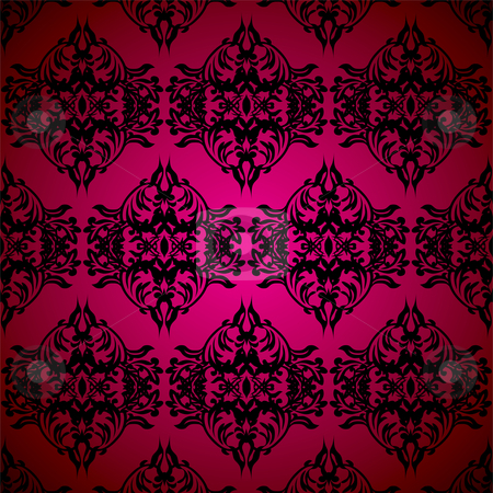 To use this stock image in your creative project, please select the size you need over to the right and click the "Add to Cart" button.
Your downloaded image will come with the Cutcaster watermark removed so don’t worry about the watermark you see on this page. Black gothic floral stock vector clipart, Red and black gothic seamless repeating background illustration by Michael Travers