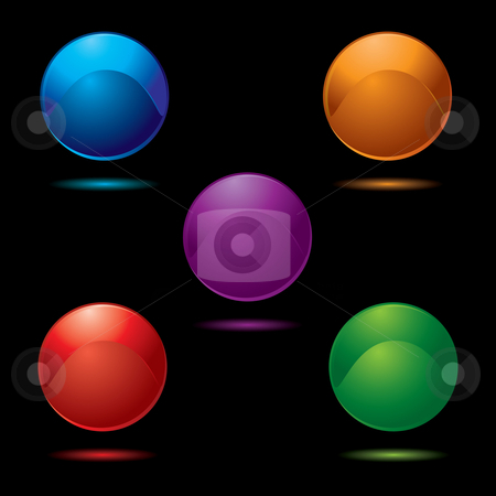 To use this stock image in your creative project, please select the size you need over to the right and click the "Add to Cart" button.
Your downloaded image will come with the Cutcaster watermark removed so don’t worry about the watermark you see on this page. Button glow multi stock vector clipart, Collection of five buttons in bright vivid colours with shadow by Michael Travers