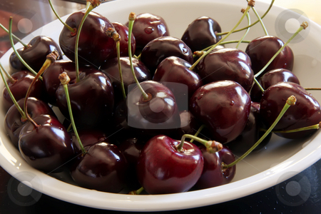 To use this stock image in your creative project, please select the size you need over to the right and click the "Add to Cart" button.
Your downloaded image will come with the Cutcaster watermark removed so don’t worry about the watermark you see on this page. Fresh cherries stock photo, Fresh whole black cherries with stalk on white plate by Kheng Guan Toh