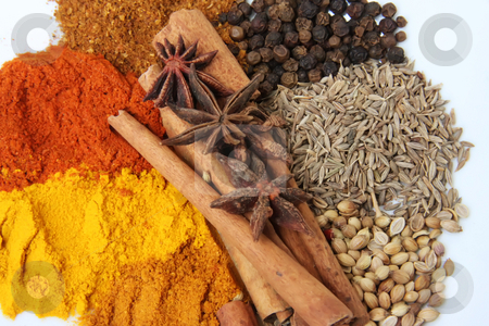 To use this stock image in your creative project, please select the size you need over to the right and click the "Add to Cart" button.
Your downloaded image will come with the Cutcaster watermark removed so don’t worry about the watermark you see on this page. Spices and herbs stock photo, Spices and herbs for seasoning cooking ingredients by Kheng Guan Toh