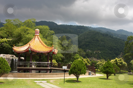 To use this stock image in your creative project, please select the size you need over to the right and click the "Add to Cart" button.
Your downloaded image will come with the Cutcaster watermark removed so don’t worry about the watermark you see on this page. Temple pagoda stock photo, Traditional chinese temple pagoda against stormy skies by Kheng Guan Toh