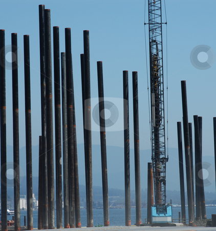 To use this stock image in your creative project, please select the size you need over to the right and click the "Add to Cart" button.
Your downloaded image will come with the Cutcaster watermark removed so don’t worry about the watermark you see on this page. Pile Driving stock photo, Driving Piles on the Wharf by Will Burwell