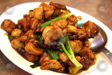 To use this stock image in your creative project, please select the size you need over to the right and click the "Add to Cart" button.
Your downloaded image will come with the Cutcaster watermark removed so don’t worry about the watermark you see on this page. Paprika chicken stock photo, Paprika chicken with peppers and cashew nuts traditional chinese cuisine by Kheng Guan Toh