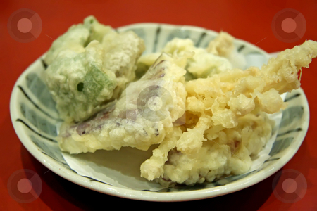 To use this stock image in your creative project, please select the size you need over to the right and click the "Add to Cart" button.
Your downloaded image will come with the Cutcaster watermark removed so don’t worry about the watermark you see on this page. Vegetable tempura stock photo, Vegetable tempura japanese battered fried vegetables traditional cuisine vegetarian by Kheng Guan Toh