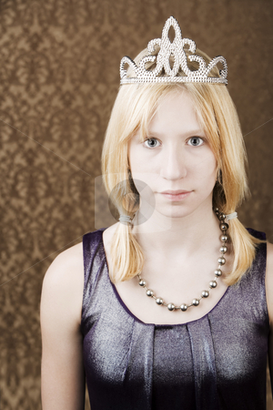 To use this stock image in your creative project, please select the size you need over to the right and click the "Add to Cart" button.
Your downloaded image will come with the Cutcaster watermark removed so don’t worry about the watermark you see on this page. Pretty young girl with a tiara stock photo, Portrait of pretty young girl wearing a tiara by Scott Griessel
