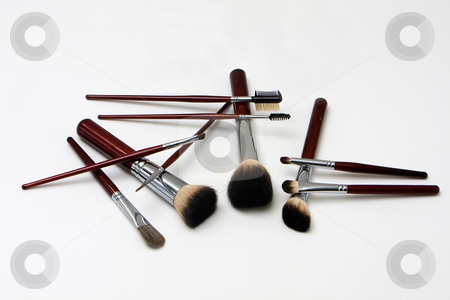 To use this stock image in your creative project, please select the size you need over to the right and click the "Add to Cart" button.
Your downloaded image will come with the Cutcaster watermark removed so don’t worry about the watermark you see on this page. Makeup brushes stock photo, Brown makeup brushes for cheeks, eyes, lips and more, isolated by Paul Hakimata