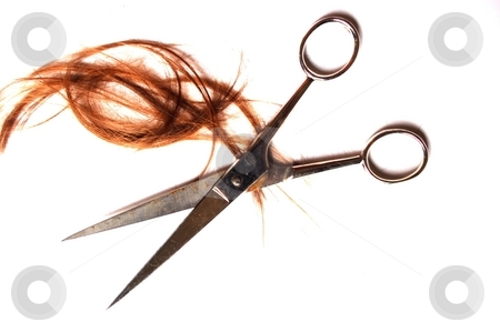 To use this stock image in your creative project, please select the size you need over to the right and click the "Add to Cart" button.
Your downloaded image will come with the Cutcaster watermark removed so don’t worry about the watermark you see on this page. Cutting Hair stock photo, Scissors and hair by Lars Kastilan