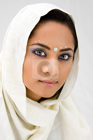 To use this stock image in your creative project, please select the size you need over to the right and click the "Add to Cart" button.
Your downloaded image will come with the Cutcaster watermark removed so don’t worry about the watermark you see on this page. Woman with scarf stock photo, Beautiful woman with white head scarf, isolated by Paul Hakimata