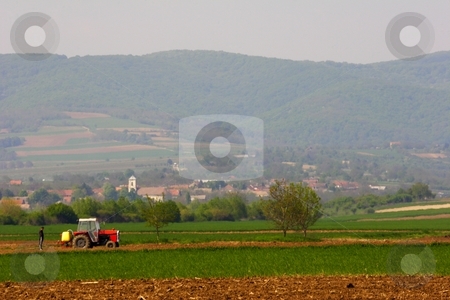 To use this stock image in your creative project, please select the size you need over to the right and click the "Add to Cart" button.
Your downloaded image will come with the Cutcaster watermark removed so don’t worry about the watermark you see on this page. Farm land stock photo, Rural landscape farmland by Mark Yuill