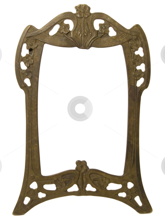 To use this stock image in your creative project, please select the size you need over to the right and click the "Add to Cart" button.
Your downloaded image will come with the Cutcaster watermark removed so don’t worry about the watermark you see on this page. Old frame stock photo, Old metal frame with path inclued by Paulo Resende