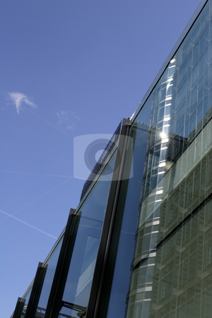 To use this stock image in your creative project, please select the size you need over to the right and click the "Add to Cart" button.
Your downloaded image will come with the Cutcaster watermark removed so don’t worry about the watermark you see on this page. Modern office building stock photo, Reflection, shapes and textures of modern office building by Mark Yuill
