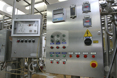 To use this stock image in your creative project, please select the size you need over to the right and click the "Add to Cart" button.
Your downloaded image will come with the Cutcaster watermark removed so don’t worry about the watermark you see on this page. Industrial control system in modern dairy factory stock photo, Industrial control system in modern dairy factory by Mark Yuill