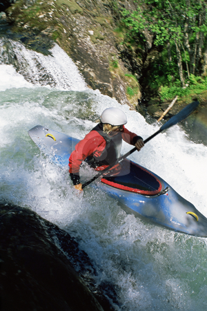 To use this stock image in your creative project, please select the size you need over to the right and click the "Add to Cart" button.
Your downloaded image will come with the Cutcaster watermark removed so don’t worry about the watermark you see on this page. Kayaking in rapids stock photo, Young woman kayaking in rapids by Monkey Business Images