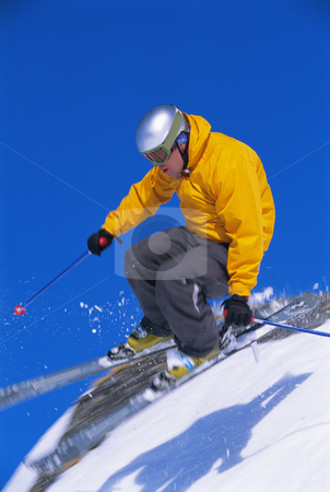 To use this stock image in your creative project, please select the size you need over to the right and click the "Add to Cart" button.
Your downloaded image will come with the Cutcaster watermark removed so don’t worry about the watermark you see on this page. Man snow skiing stock photo, Man snow skiing by Monkey Business Images
