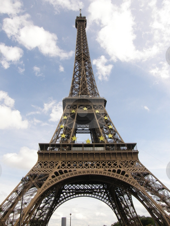 To use this stock image in your creative project, please select the size you need over to the right and click the "Add to Cart" button.
Your downloaded image will come with the Cutcaster watermark removed so don’t worry about the watermark you see on this page. Eiffel Tower in Paris, France stock photo, by Ritu Jethani