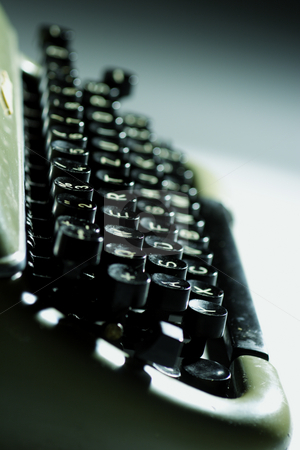 To use this stock image in your creative project, please select the size you need over to the right and click the "Add to Cart" button.
Your downloaded image will come with the Cutcaster watermark removed so don’t worry about the watermark you see on this page. Old typewriter stock photo, Closeup of old typewriter by Mark Yuill
