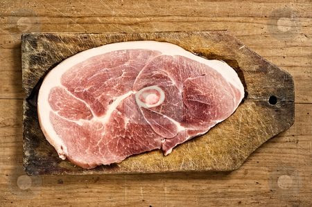 To use this stock image in your creative project, please select the size you need over to the right and click the "Add to Cart" button.
Your downloaded image will come with the Cutcaster watermark removed so don’t worry about the watermark you see on this page. Raw Pork Chop isolated on cutting table. stock photo, Raw Pork Chop isolated on cutting table. by Pablo Caridad