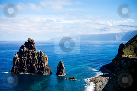 To use this stock image in your creative project, please select the size you need over to the right and click the "Add to Cart" button.
Your downloaded image will come with the Cutcaster watermark removed so don’t worry about the watermark you see on this page. Yellow taxi on Western Madeira coast stock photo, View of the Western Madeira coast with yellow taxi by Vitaly Sokolovskiy