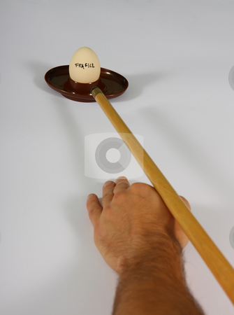 To use this stock image in your creative project, please select the size you need over to the right and click the "Add to Cart" button.
Your downloaded image will come with the Cutcaster watermark removed so don’t worry about the watermark you see on this page. Snooker and Egg stock photo, An egg is targeted with a billiard cue. The meaning is symbolic. by Gyozo Toth