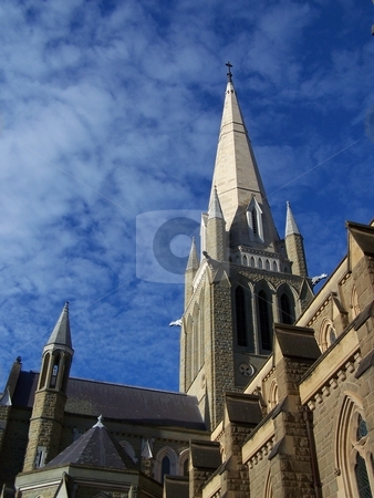 To use this stock image in your creative project, please select the size you need over to the right and click the "Add to Cart" button.
Your downloaded image will come with the Cutcaster watermark removed so don’t worry about the watermark you see on this page. Spire of Bendigo Cathedral stock photo, The spire of the Cathedral in Bendigo, north of Melbourne, Australia. by JKJ Anderson