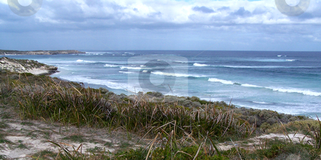 To use this stock image in your creative project, please select the size you need over to the right and click the "Add to Cart" button.
Your downloaded image will come with the Cutcaster watermark removed so don’t worry about the watermark you see on this page. Surfing beach at Rottnest Island stock photo, One of Rottnest Island's many surfing beaches, just off the coast from Fremantle and Perth, Australia. by JKJ Anderson