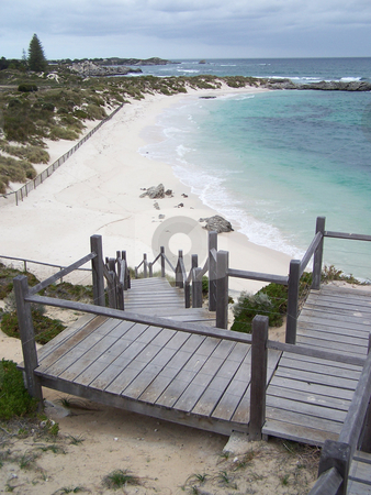 To use this stock image in your creative project, please select the size you need over to the right and click the "Add to Cart" button.
Your downloaded image will come with the Cutcaster watermark removed so don’t worry about the watermark you see on this page. Walking down to the beach, Rottnest Island, Australia stock photo, Stairs from a lighthouse down to a gorgeous beach on Rottnest Island, just off the coast of Australia from Perth and Fremantle. by JKJ Anderson