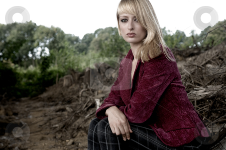 To use this stock image in your creative project, please select the size you need over to the right and click the "Add to Cart" button.
Your downloaded image will come with the Cutcaster watermark removed so don’t worry about the watermark you see on this page. Sitting on the ground stock photo, Fashion shoot sitting on the ground by Frenk and Danielle Kaufmann