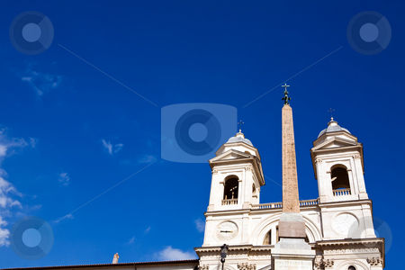 To use this stock image in your creative project, please select the size you need over to the right and click the "Add to Cart" button.
Your downloaded image will come with the Cutcaster watermark removed so don’t worry about the watermark you see on this page. Church Trinita dei Monti stock photo, Famous church Trinita dei Monti in Rome, Italy by Vitaly Sokolovskiy