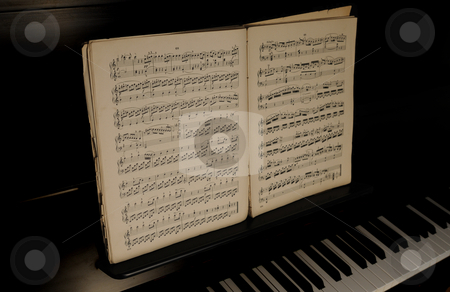 To use this stock image in your creative project, please select the size you need over to the right and click the "Add to Cart" button.
Your downloaded image will come with the Cutcaster watermark removed so don’t worry about the watermark you see on this page. Old Sheet Music stock photo, Old Sheet music on a piano by Will Burwell
