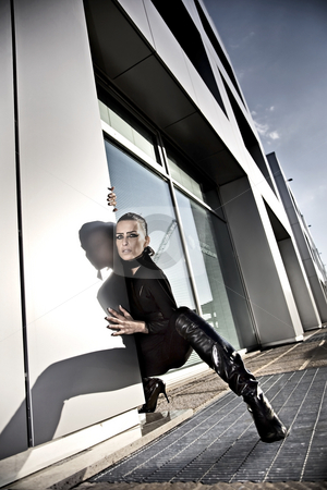 To use this stock image in your creative project, please select the size you need over to the right and click the "Add to Cart" button.
Your downloaded image will come with the Cutcaster watermark removed so don’t worry about the watermark you see on this page. This is not my place stock photo, Model in futurist scenes by Luca Mosconi