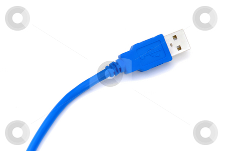 To use this stock image in your creative project, please select the size you need over to the right and click the "Add to Cart" button.
Your downloaded image will come with the Cutcaster watermark removed so don’t worry about the watermark you see on this page. USB Cable stock photo, Blue Computer USB Cable on an Isolated Background by Brian Shephard