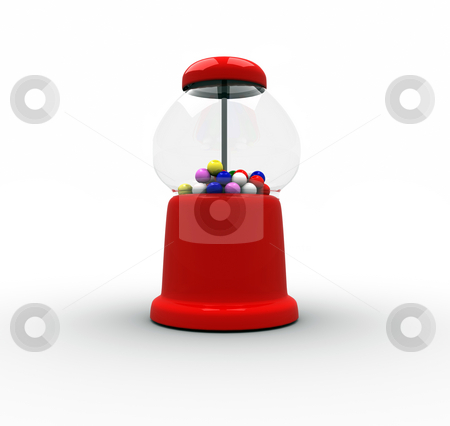 To use this stock image in your creative project, please select the size you need over to the right and click the "Add to Cart" button.
Your downloaded image will come with the Cutcaster watermark removed so don’t worry about the watermark you see on this page. Gumball Machine stock photo, 3D Rendering of a Red Gumball Machine on an Isolated White Background by Brian Shephard