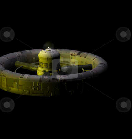 To use this stock image in your creative project, please select the size you need over to the right and click the "Add to Cart" button.
Your downloaded image will come with the Cutcaster watermark removed so don’t worry about the watermark you see on this page. Space Station stock photo, 3D Rendering of a Space Station by Brian Shephard