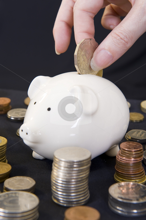 To use this stock image in your creative project, please select the size you need over to the right and click the "Add to Cart" button.
Your downloaded image will come with the Cutcaster watermark removed so don’t worry about the watermark you see on this page. Piggybank with various currency stock photo, Piggybank with various international currencies on a black background. by Nicolaas Traut
