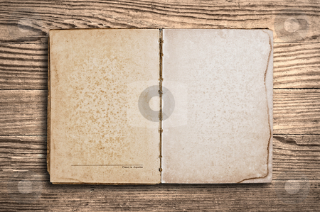 To use this stock image in your creative project, please select the size you need over to the right and click the "Add to Cart" button.
Your downloaded image will come with the Cutcaster watermark removed so don’t worry about the watermark you see on this page. Vintage book over old wooden table. stock photo, Vintage book with blank pages over an old wooden table. by Pablo Caridad
