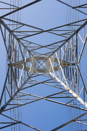 To use this stock image in your creative project, please select the size you need over to the right and click the "Add to Cart" button.
Your downloaded image will come with the Cutcaster watermark removed so don’t worry about the watermark you see on this page. Electrical Pylon stock photo, Looking up an electricity pylon by Nicholas Rjabow