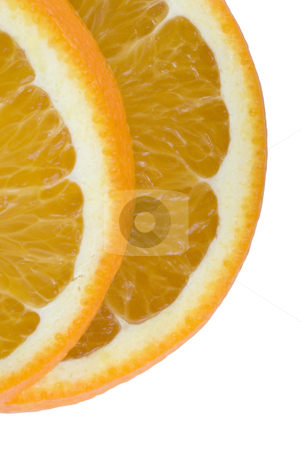 To use this stock image in your creative project, please select the size you need over to the right and click the "Add to Cart" button.
Your downloaded image will come with the Cutcaster watermark removed so don’t worry about the watermark you see on this page. Orange slices stock photo, Two slices of orange on a white backdrop by Stephen Gibson