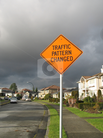 To use this stock image in your creative project, please select the size you need over to the right and click the "Add to Cart" button.
Your downloaded image will come with the Cutcaster watermark removed so don’t worry about the watermark you see on this page. Traffic pattern changed sign stock photo, Traffic pattern changed sign by Mbudley Mbudley