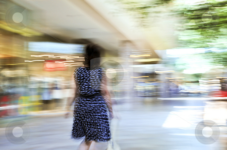 To use this stock image in your creative project, please select the size you need over to the right and click the "Add to Cart" button.
Your downloaded image will come with the Cutcaster watermark removed so don’t worry about the watermark you see on this page. Shopping in a mall stock photo, Woman shopping in a mall, panning shot, intentional in-camera motion blur by Elena Elisseeva