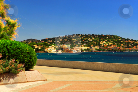 To use this stock image in your creative project, please select the size you need over to the right and click the "Add to Cart" button.
Your downloaded image will come with the Cutcaster watermark removed so don’t worry about the watermark you see on this page. Mediterranean coast of French Riviera stock photo, View of Mediterranean coast of French Riviera by Elena Elisseeva