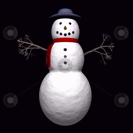 To use this stock image in your creative project, please select the size you need over to the right and click the "Add to Cart" button.
Your downloaded image will come with the Cutcaster watermark removed so don’t worry about the watermark you see on this page. Snow man with twig arms stock photo, Snowman on black background with twig arms by John Teeter