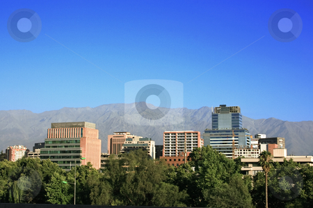 To use this stock image in your creative project, please select the size you need over to the right and click the "Add to Cart" button.
Your downloaded image will come with the Cutcaster watermark removed so don’t worry about the watermark you see on this page. Santiago fo Chile stock photo, Office buildings in Santiago, Chile by Rafael Franceschini