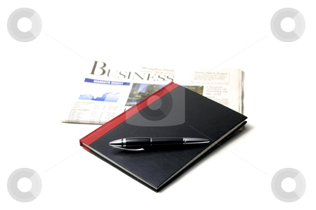 To use this stock image in your creative project, please select the size you need over to the right and click the "Add to Cart" button.
Your downloaded image will come with the Cutcaster watermark removed so don’t worry about the watermark you see on this page. Newspaper, pen and notebook stock photo, Newspaper, pen and notebook on white background by Francesco Perre