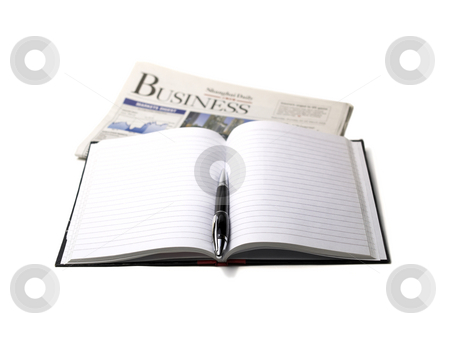 To use this stock image in your creative project, please select the size you need over to the right and click the "Add to Cart" button.
Your downloaded image will come with the Cutcaster watermark removed so don’t worry about the watermark you see on this page. Newspaper ,pen and notebook stock photo, Newspaper,pen and notebook on white background by Francesco Perre
